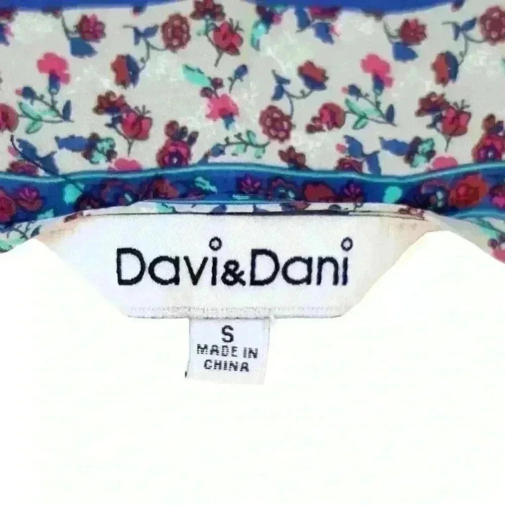 DAVI & DANI Floral Paisley Sheer Kimono Duster – Size Small - Picture 4 of 7